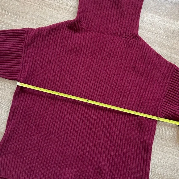 Joseph High Neck Long Sleeve Cardigan Stitch Sweater